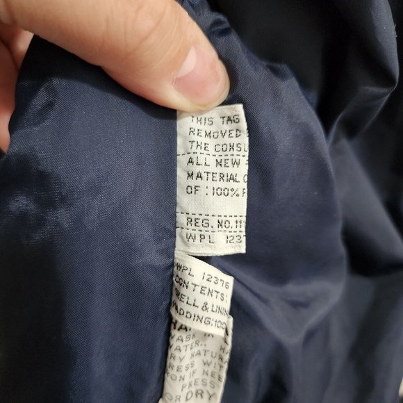 Vintage Golden Collection Pioneer Wear Women's Puffer Ski Vest Blue White Sz XL - Picture 12 of 15